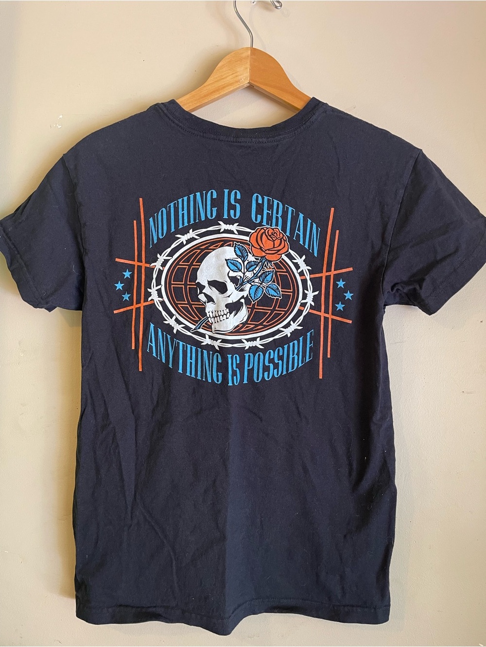 Empyre Skull Rose Tattoo Graphic Tee Black S Zumiez Skate Streetwear Skull